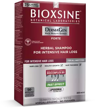 Buy Bioxsine Forte Hair Loss Shampoo 300 ML Online - Kulud Pharmacy