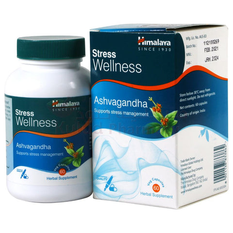 Buy Himalaya Ashwagandha Capsule 250 Mg 60 CAP Online - Kulud Pharmacy