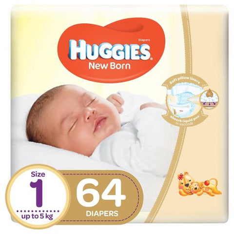 Buy Huggies Diaper Newborn Baby Diaper 1500 GM Online - Kulud Pharmacy