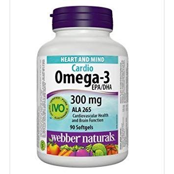Buy Webber Naturals Cardio Omega 3 Soft Gelattin Capsule 90 CAP Online - Kulud Pharmacy