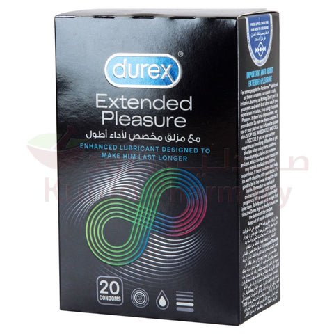 Buy Durex Extended Pleasure Condom 20 PC Online - Kulud Pharmacy