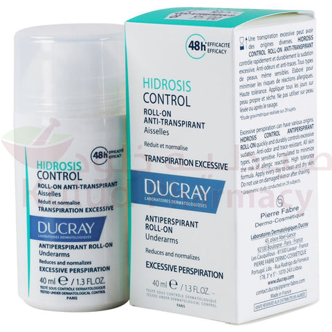 Buy Ducray Hidrosis Control Roller 40 ML Online - Kulud Pharmacy