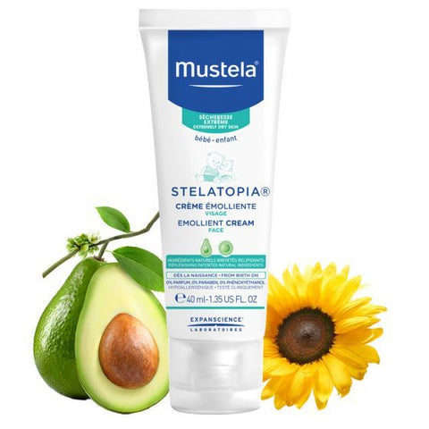 Buy Mustela Stelatopia Emollient Face Cream 40 ML Online - Kulud Pharmacy