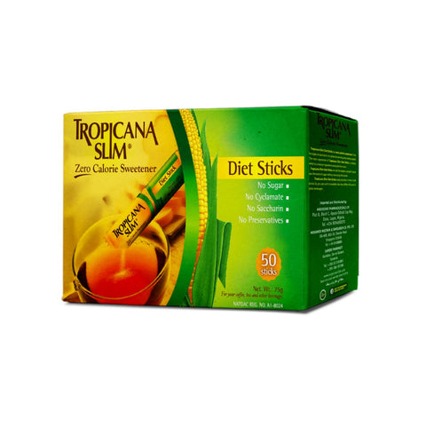 Buy Tropicana Slim Zero Stevia 50`S 50PC Online - Kulud Pharmacy
