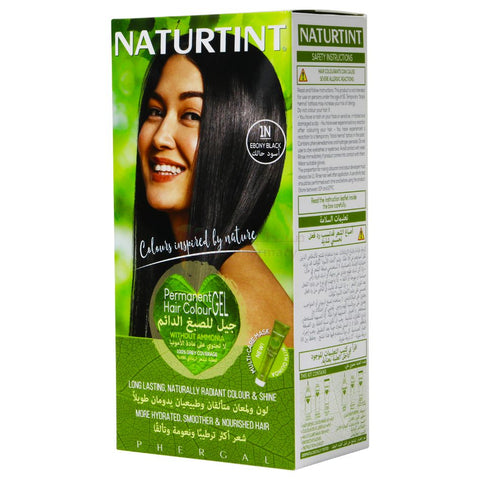 Buy Naturtint Dark Black 1N Hair Color 1 PC Online - Kulud Pharmacy