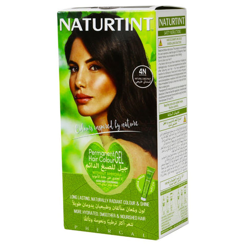 Buy Naturtint Chestnut Brown 4N Hair Color 1 PC Online - Kulud Pharmacy