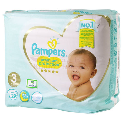 Buy Pampers  Premium Care S3 Baby Diaper 29 PC Online - Kulud Pharmacy