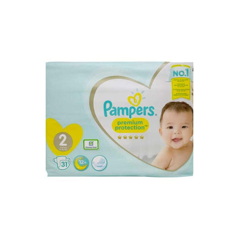 Buy Pampers  Premium Care S2 Baby Diaper 31 PC Online - Kulud Pharmacy