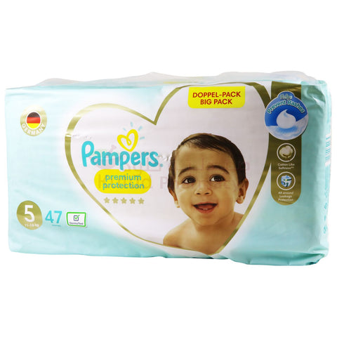Buy Pampers  Premium Care S5 Baby Diaper 47 PC Online - Kulud Pharmacy