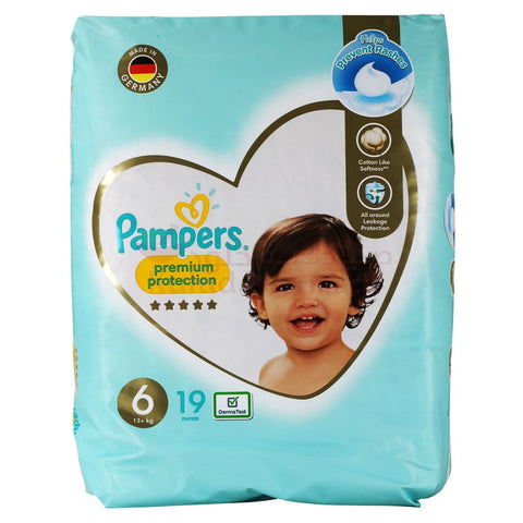 Buy Pampers Premium Care S6 Baby Diaper 19 PC Online - Kulud Pharmacy