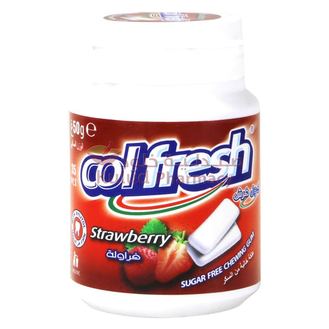 Buy Col Fresh Strawberry Chewing Gum 50 GM Online - Kulud Pharmacy