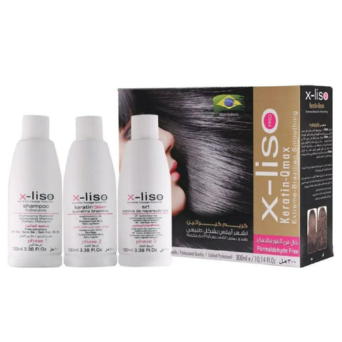 Buy X Liso Kerati Qmax Straightening Hair Kit 300 ML Online - Kulud Pharmacy