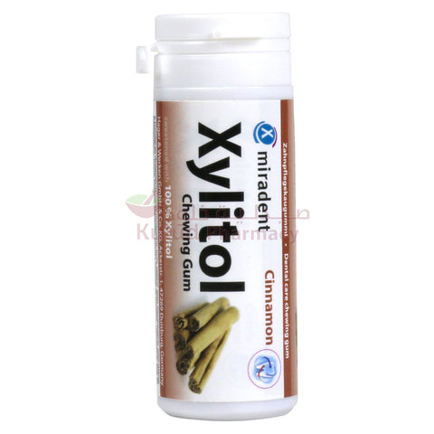 Buy Miradent Xylitol Cinnamon Chewing Gum 30 GM Online - Kulud Pharmacy