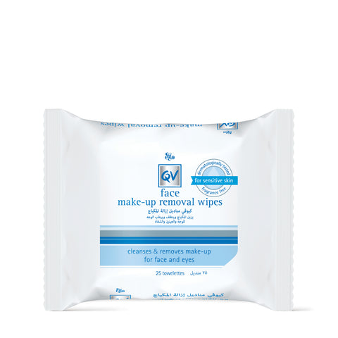 Buy QV Face Make Up Removal Wipes 25 PC Online - Kulud Pharmacy