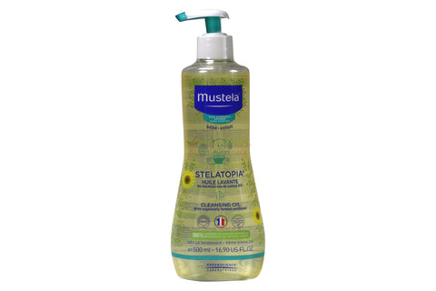 Buy Mustela Stelatopia Bath Shower Oil 500 ML Online - Kulud Pharmacy