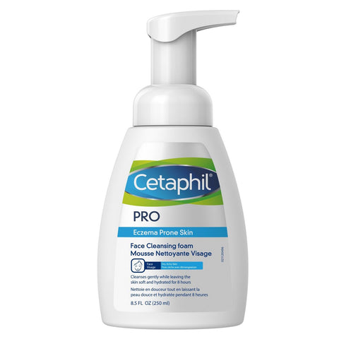 Buy Cetaphil Pro Eczema Prone Skin Face Cleansing Foam 250 ML Online - Kulud Pharmacy