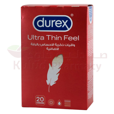 Buy Durex Feel Ultra Thin Condom 20 PC Online - Kulud Pharmacy