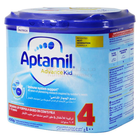 Buy Aptamil Advance Kids Milk Formula 400 GM Online - Kulud Pharmacy