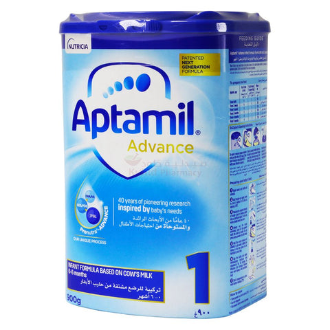 Buy Aptamil Advance 1 Milk Formula 900 GM Online - Kulud Pharmacy