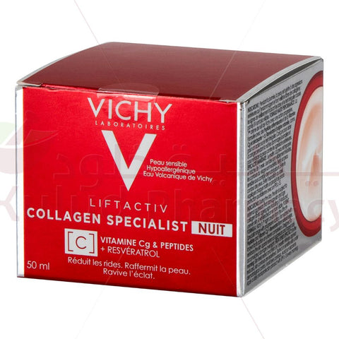 Buy Vichy Collagen Night Cream 50 ML Online - Kulud Pharmacy