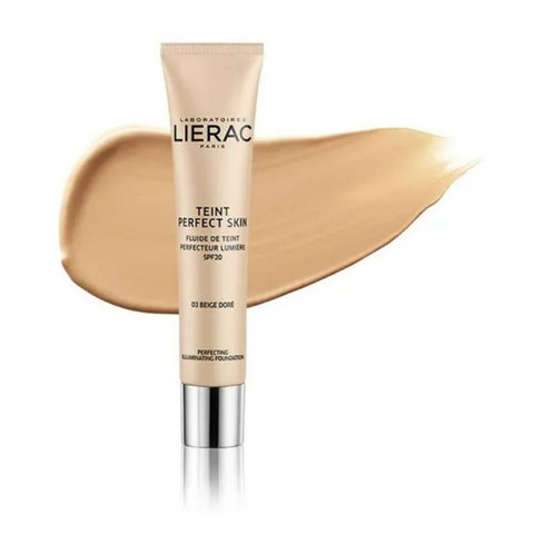 Buy Lierac Teint Perfect Skin 04 Beige Bronze Foundation 10 Tab Online - Kulud Pharmacy