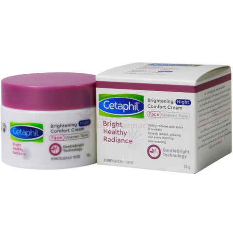 Buy Cetaphil Bhr Brightening Night Comfort Face Cream 50 GM Online - Kulud Pharmacy