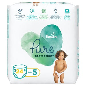 Buy Pampers Pure S5 Baby Diaper 24 PC Online - Kulud Pharmacy
