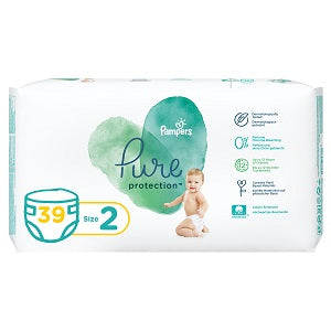 Buy Pampers Pure S2 Baby Diaper 39 PC Online - Kulud Pharmacy