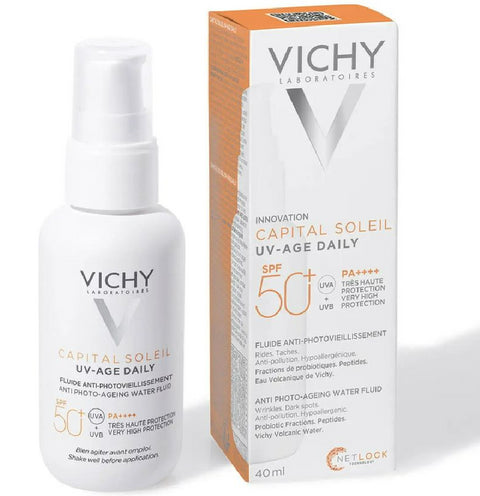Buy Vichy Capital Soleil Uv-Age Daily Cream 40 ML Online - Kulud Pharmacy