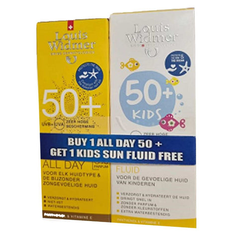 Buy Louis Widmer All Day Spf50+ Cream & Kids Spf50	 Cream 1 PK Online - Kulud Pharmacy