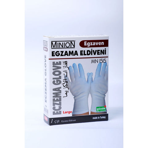 Buy Minion Eczema Cotton (L) Gloves 1 BX Online - Kulud Pharmacy