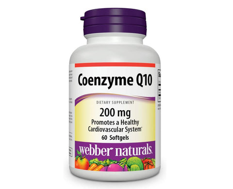 Buy Webber Naturals Coenzyme Q10 Capsule 200 Mg 60 CAP Online - Kulud Pharmacy