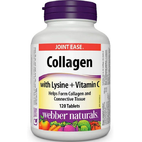 Buy Webber Naturals Collagen With Lysine + Vitimin C Tablet 120 Tab Online - Kulud Pharmacy