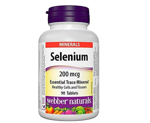 Buy Webber Naturals Selenium Tablet 200 Mcg 90 Tab Online - Kulud Pharmacy