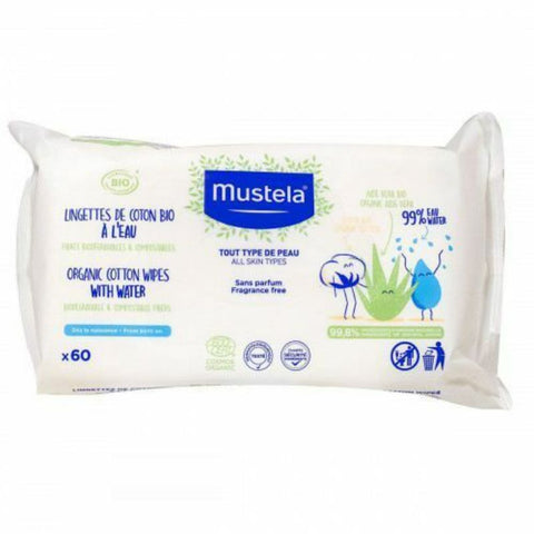 Buy Mustela Cleansing Wipes X60 60PC Online - Kulud Pharmacy