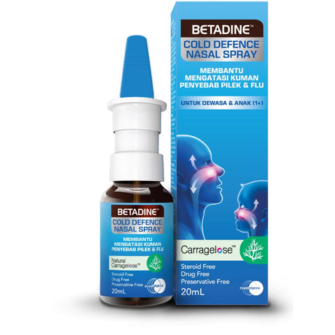 Buy Betadine Cold Defence Nasal Spray 20Ml 20ML Online - Kulud Pharmacy
