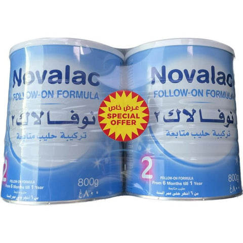 Buy Novalac N2 Milk 800Gx2 15%Off Offer Online - Kulud Pharmacy