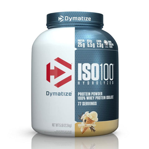 Buy Dymatize Iso100 Whey Protein Powder Isolate 5 Lbs Vanilla 5LB Online - Kulud Pharmacy