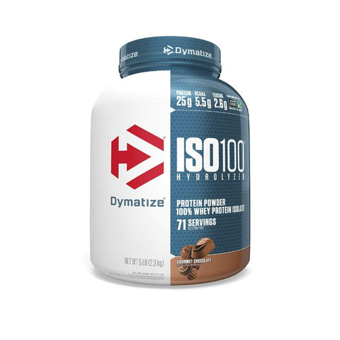 Buy Dymatize Iso100 Whey Protein Powder Isolate 5 Lbs Chocolate 5LB Online - Kulud Pharmacy