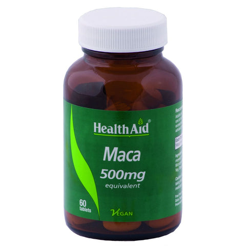 Buy Health Aid Maca 500 Mg Vegan Tab 60`S 60TAB Online - Kulud Pharmacy