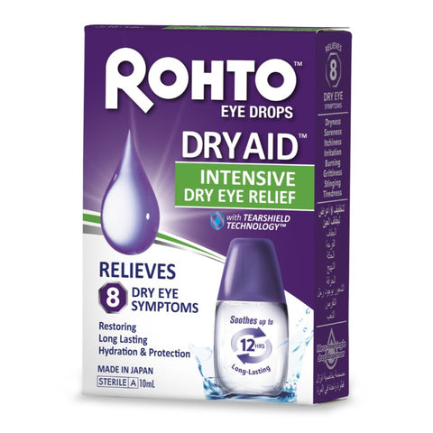 Buy Rohto Dry Aid Eye Drops 10ML Online - Kulud Pharmacy