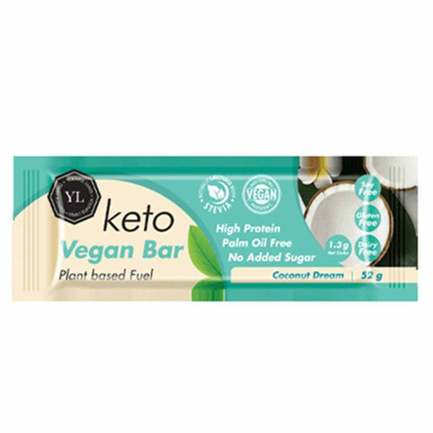 Buy Youthful Living Keto Vegan Bar Coconut Dream 52GM Online - Kulud Pharmacy