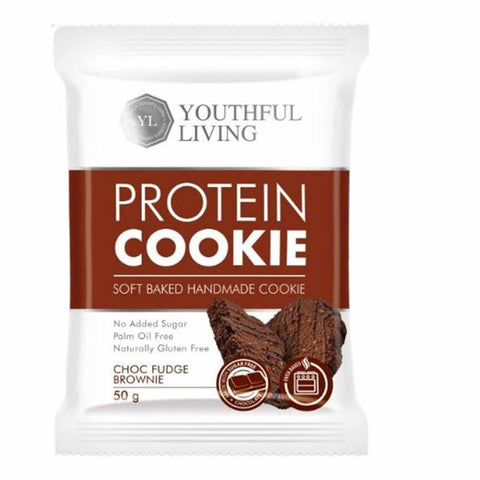 Buy Youthful Living Protein Cookie Choc Fudge Brownie 50GM Online - Kulud Pharmacy