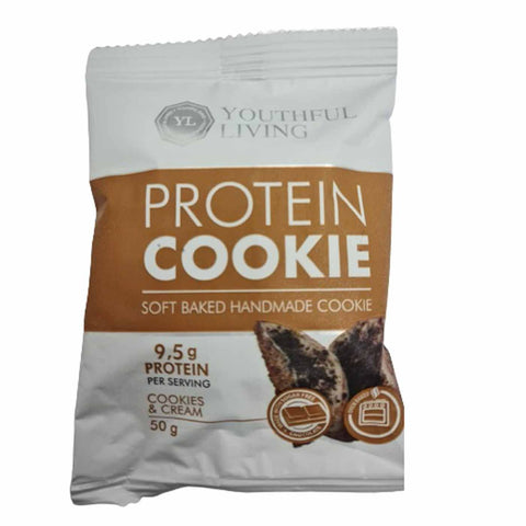 Buy Youthful Living Protein Cookie Cookies & Cream 50GM Online - Kulud Pharmacy