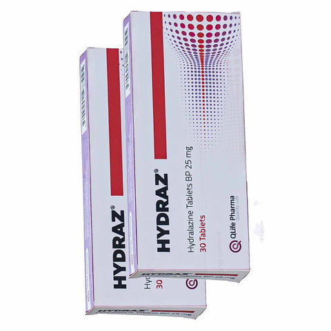 Buy Hydraz 25Mg 30TAB Online - Kulud Pharmacy