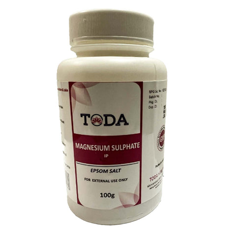 Buy Toda Epsom Salt (Magnesium Sulphate Ip) 100GM Online - Kulud Pharmacy