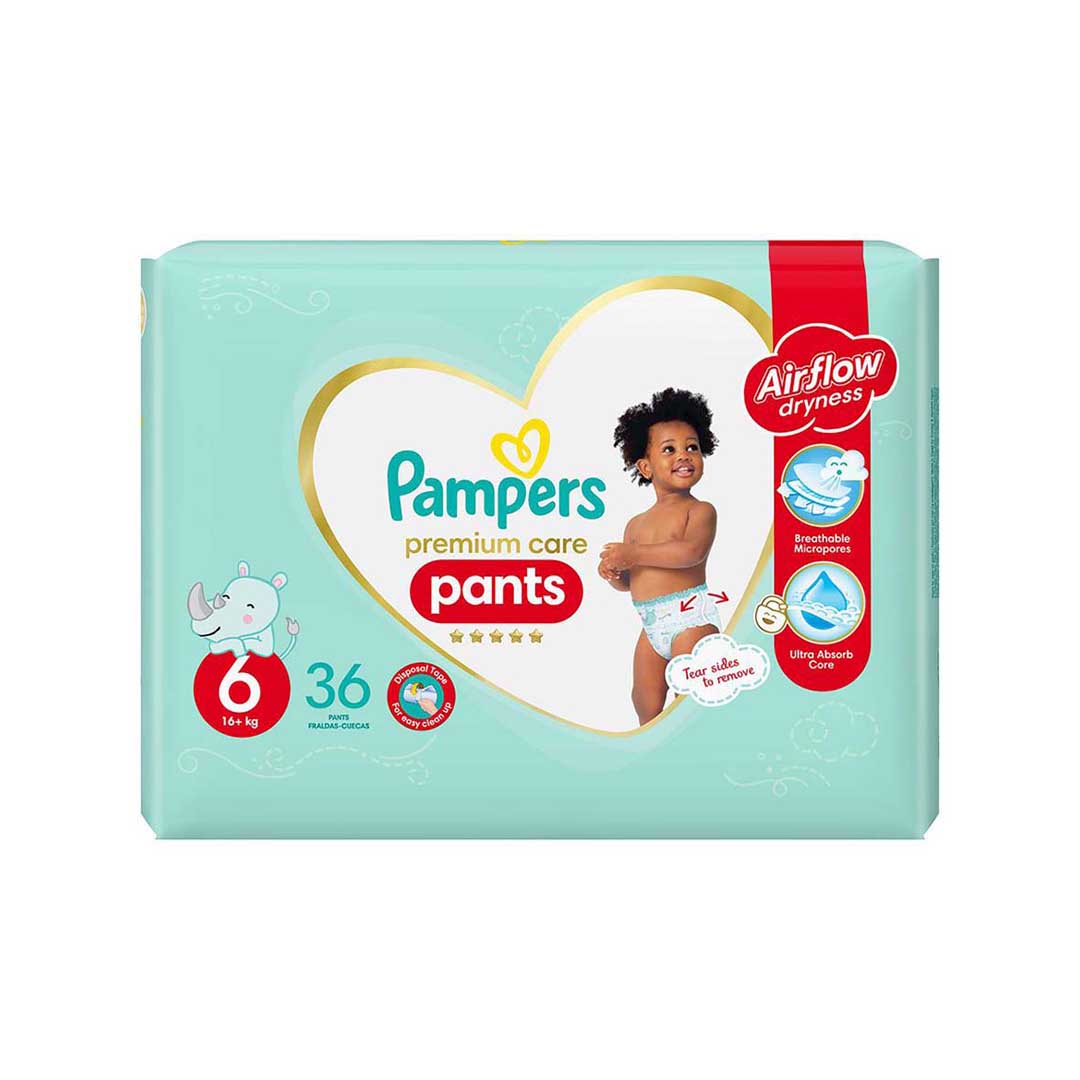Pampers Premium Care Pants, Size 6, 36 Count Kulud Pharmacy