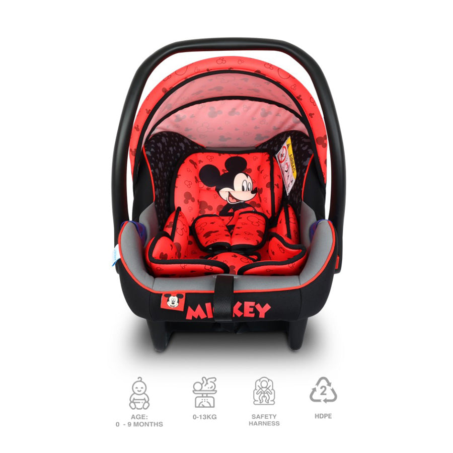 mickey mouse car seat stroller Disney Mickey Mouse Baby Car Seat / Baby Carrier (Upto 13Kg)