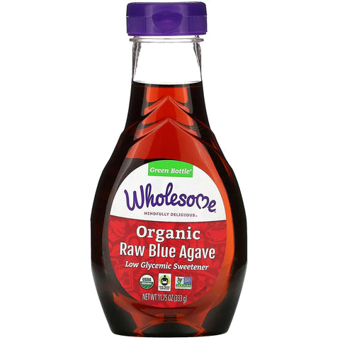 Wholesome Organic Raw Blue Agave Syrup 333G