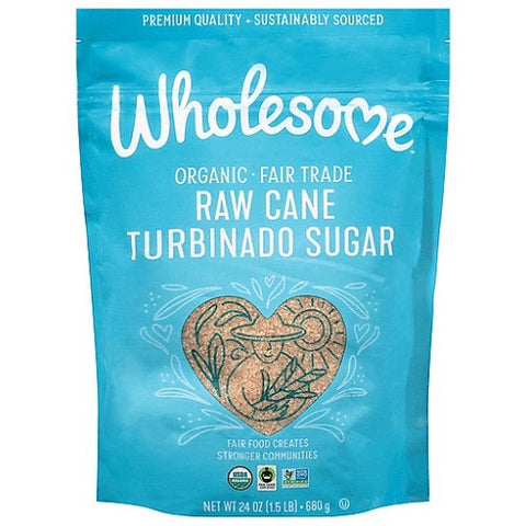 Wholesome Raw Cane Turbinado Sug 680g